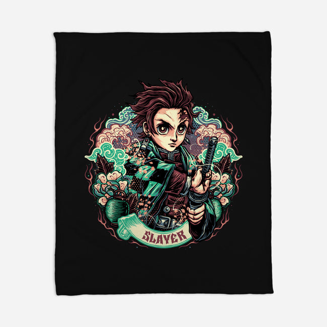 Legendary Slayer-None-Fleece-Blanket-glitchygorilla