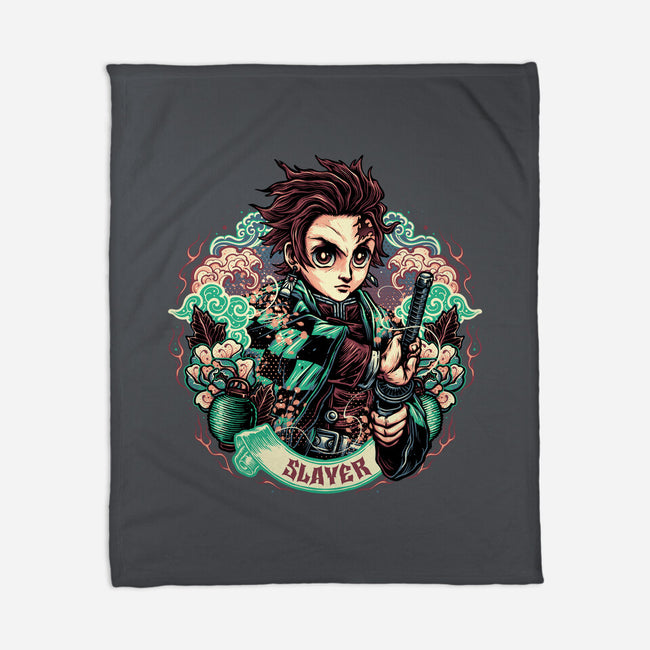 Legendary Slayer-None-Fleece-Blanket-glitchygorilla