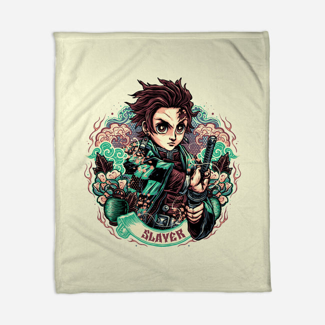 Legendary Slayer-None-Fleece-Blanket-glitchygorilla