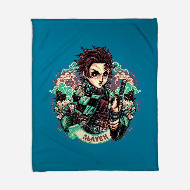 Legendary Slayer-None-Fleece-Blanket-glitchygorilla