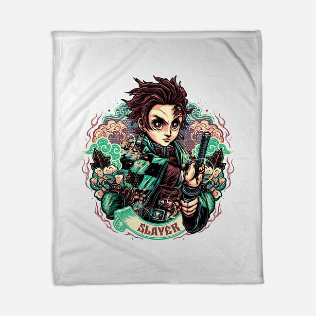 Legendary Slayer-None-Fleece-Blanket-glitchygorilla