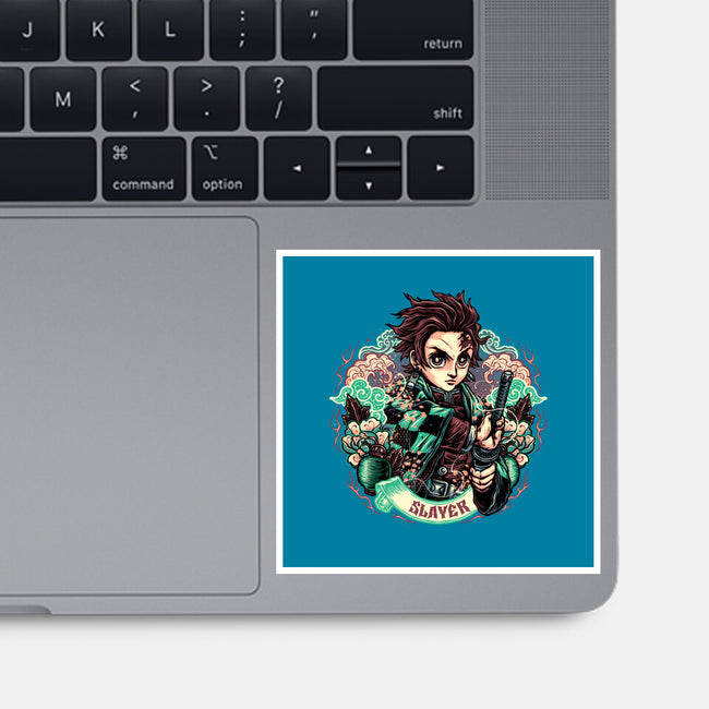 Legendary Slayer-None-Glossy-Sticker-glitchygorilla