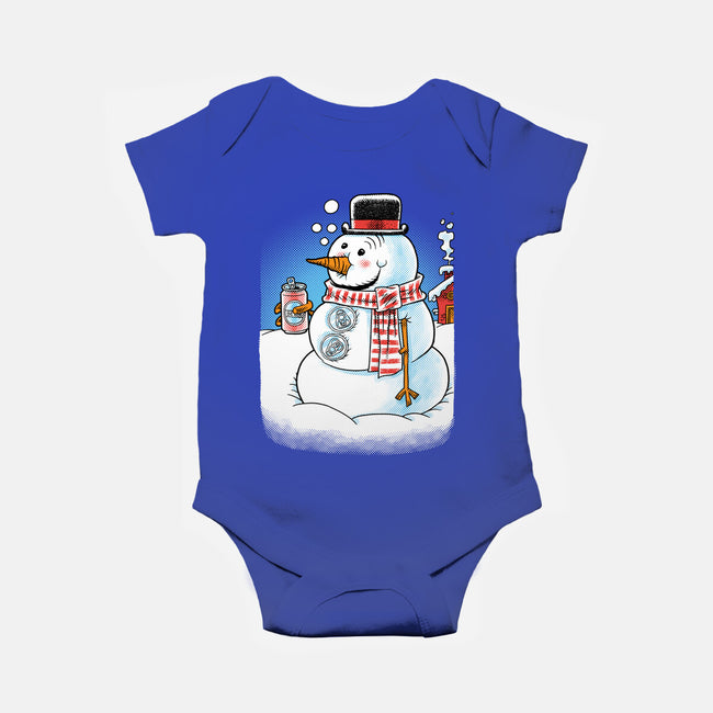 Cold Beer And Cool Buttons-Baby-Basic-Onesie-imisko
