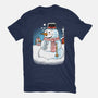 Cold Beer And Cool Buttons-Womens-Fitted-Tee-imisko
