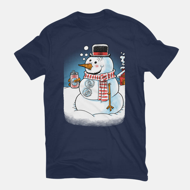 Cold Beer And Cool Buttons-Mens-Basic-Tee-imisko