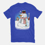 Cold Beer And Cool Buttons-Womens-Fitted-Tee-imisko