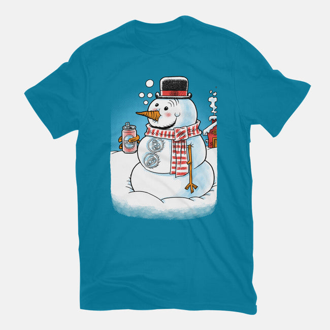 Cold Beer And Cool Buttons-Womens-Basic-Tee-imisko