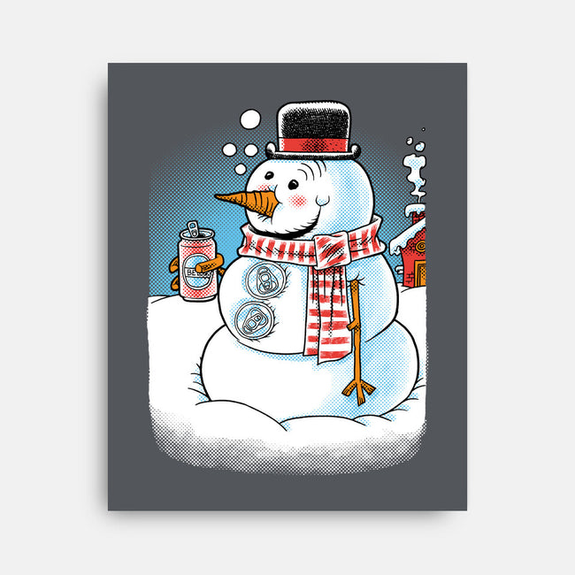 Cold Beer And Cool Buttons-None-Stretched-Canvas-imisko