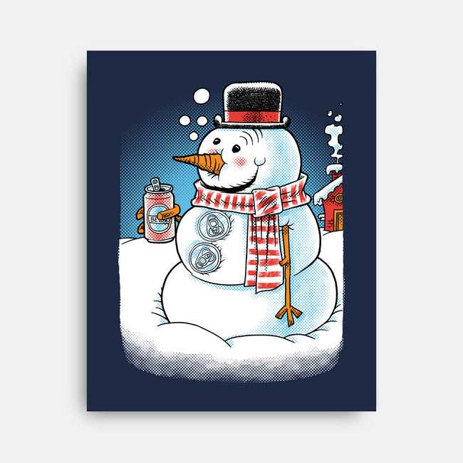 Cold Beer And Cool Buttons-None-Stretched-Canvas-imisko