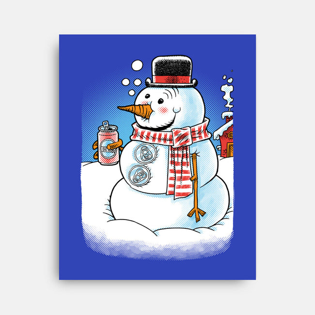 Cold Beer And Cool Buttons-None-Stretched-Canvas-imisko