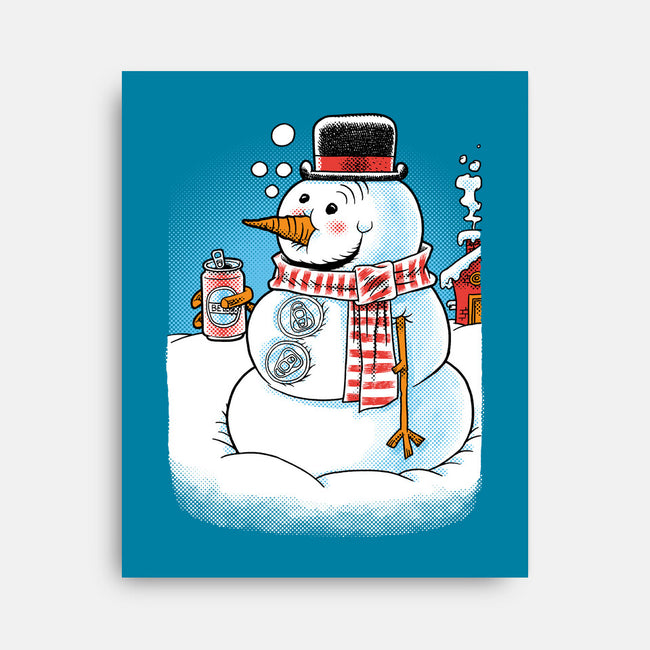 Cold Beer And Cool Buttons-None-Stretched-Canvas-imisko