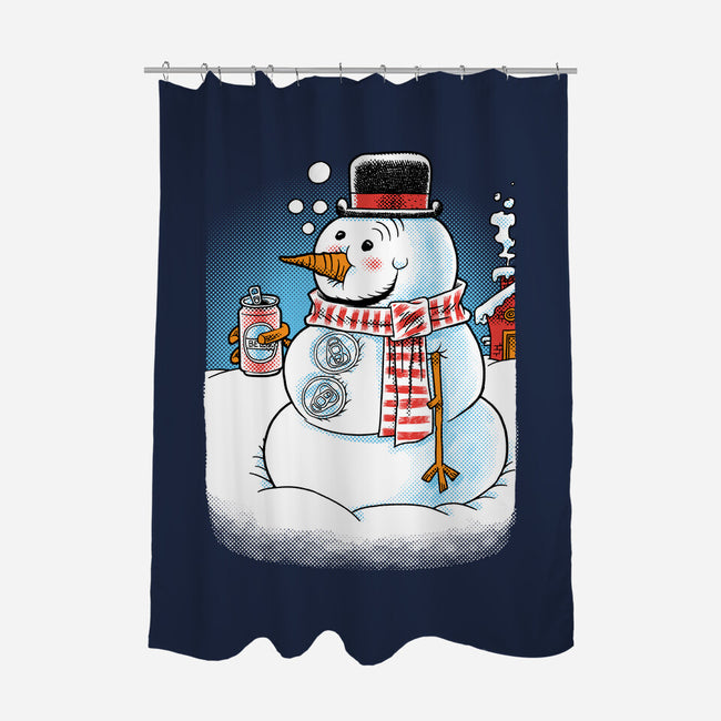 Cold Beer And Cool Buttons-None-Polyester-Shower Curtain-imisko