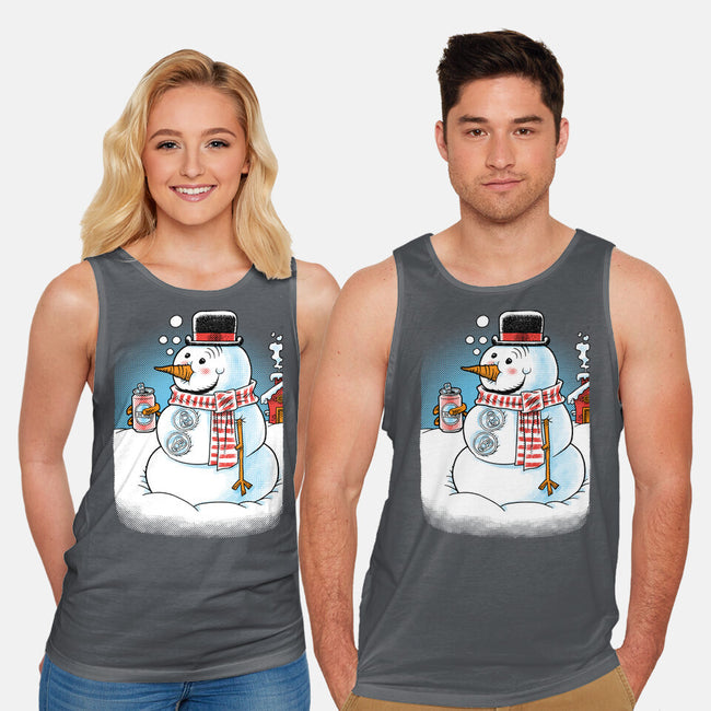 Cold Beer And Cool Buttons-Unisex-Basic-Tank-imisko