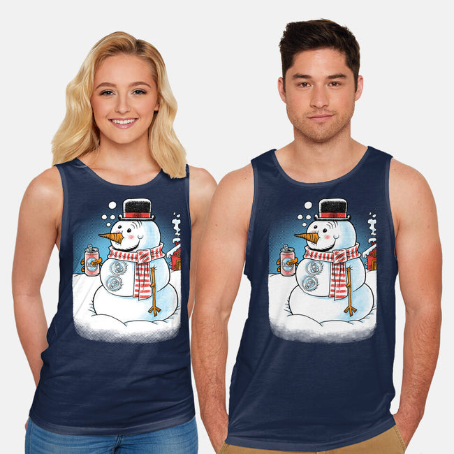 Cold Beer And Cool Buttons-Unisex-Basic-Tank-imisko