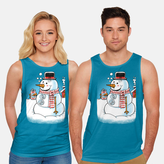 Cold Beer And Cool Buttons-Unisex-Basic-Tank-imisko