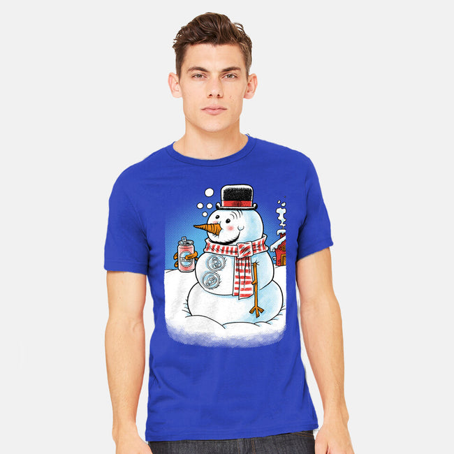 Cold Beer And Cool Buttons-Mens-Heavyweight-Tee-imisko