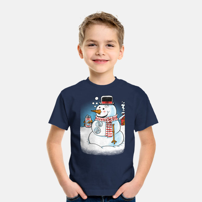 Cold Beer And Cool Buttons-Youth-Basic-Tee-imisko