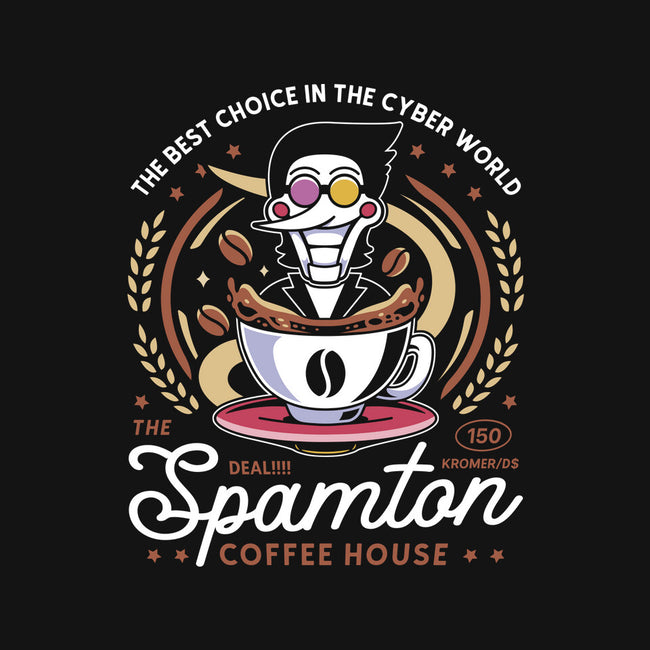 Spamton Coffee Emblem-Youth-Basic-Tee-LAGELANTEE
