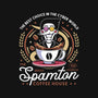 Spamton Coffee Emblem-Womens-Fitted-Tee-LAGELANTEE