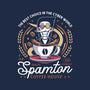 Spamton Coffee Emblem-Womens-Fitted-Tee-LAGELANTEE