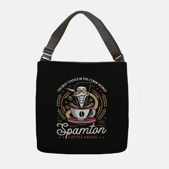Spamton Coffee Emblem-None-Adjustable Tote-Bag-LAGELANTEE