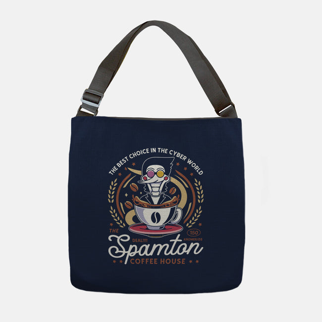 Spamton Coffee Emblem-None-Adjustable Tote-Bag-LAGELANTEE