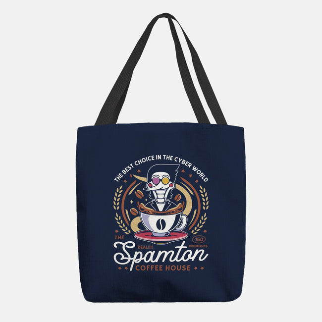 Spamton Coffee Emblem-None-Basic Tote-Bag-LAGELANTEE