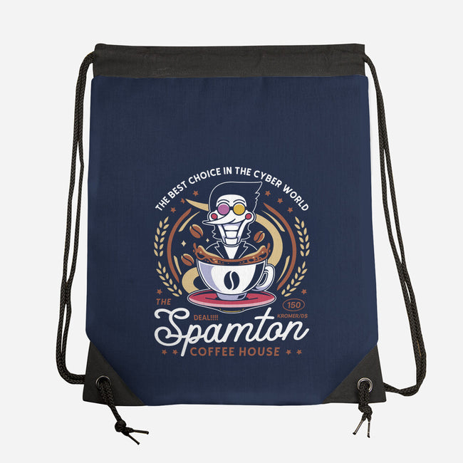 Spamton Coffee Emblem-None-Drawstring-Bag-LAGELANTEE