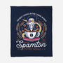 Spamton Coffee Emblem-None-Fleece-Blanket-LAGELANTEE