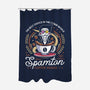 Spamton Coffee Emblem-None-Polyester-Shower Curtain-LAGELANTEE