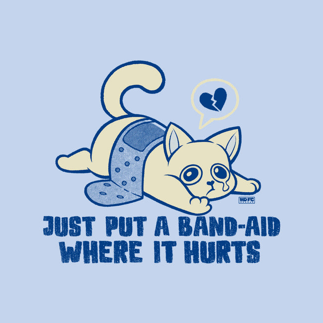 Just A Band-Aid Where It Hurts-None-Glossy-Sticker-worlddominationforcats