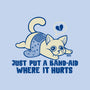 Just A Band-Aid Where It Hurts-Womens-Fitted-Tee-worlddominationforcats
