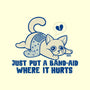Just A Band-Aid Where It Hurts-Mens-Basic-Tee-worlddominationforcats