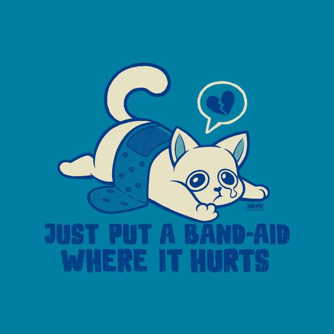 Just A Band-Aid Where It Hurts-Womens-Basic-Tee-worlddominationforcats
