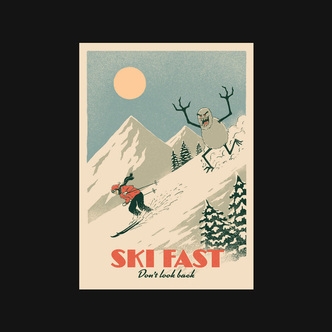 Ski Fast-Baby-Basic-Tee-dfonseca
