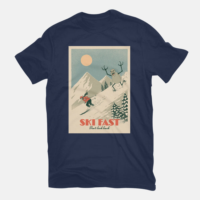 Ski Fast-Youth-Basic-Tee-dfonseca