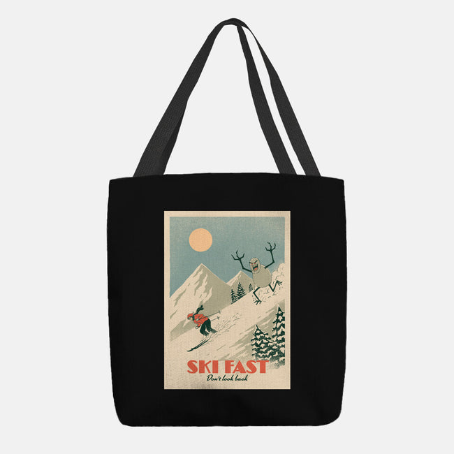 Ski Fast-None-Basic Tote-Bag-dfonseca