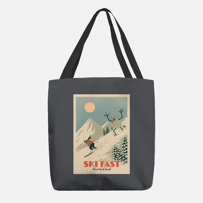 Ski Fast-None-Basic Tote-Bag-dfonseca