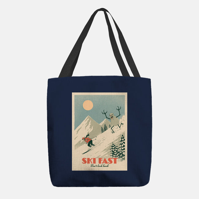 Ski Fast-None-Basic Tote-Bag-dfonseca