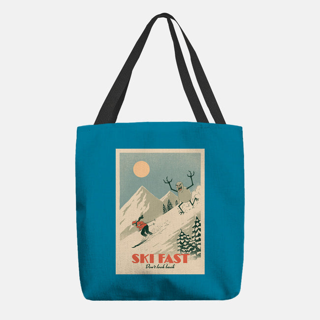 Ski Fast-None-Basic Tote-Bag-dfonseca