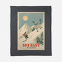 Ski Fast-None-Fleece-Blanket-dfonseca