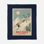 Ski Fast-None-Fleece-Blanket-dfonseca