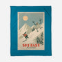 Ski Fast-None-Fleece-Blanket-dfonseca