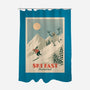 Ski Fast-None-Polyester-Shower Curtain-dfonseca