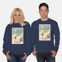Ski Fast-Unisex-Crew Neck-Sweatshirt-dfonseca