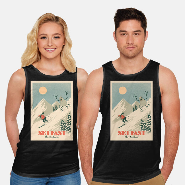 Ski Fast-Unisex-Basic-Tank-dfonseca