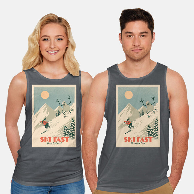 Ski Fast-Unisex-Basic-Tank-dfonseca