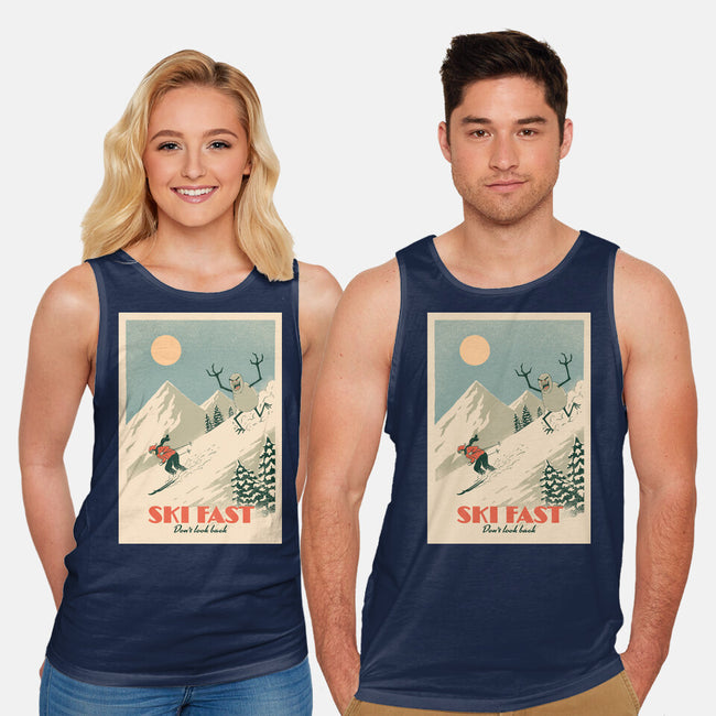 Ski Fast-Unisex-Basic-Tank-dfonseca