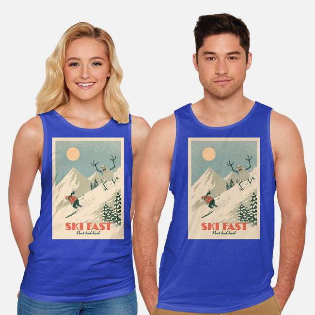 Ski Fast-Unisex-Basic-Tank-dfonseca