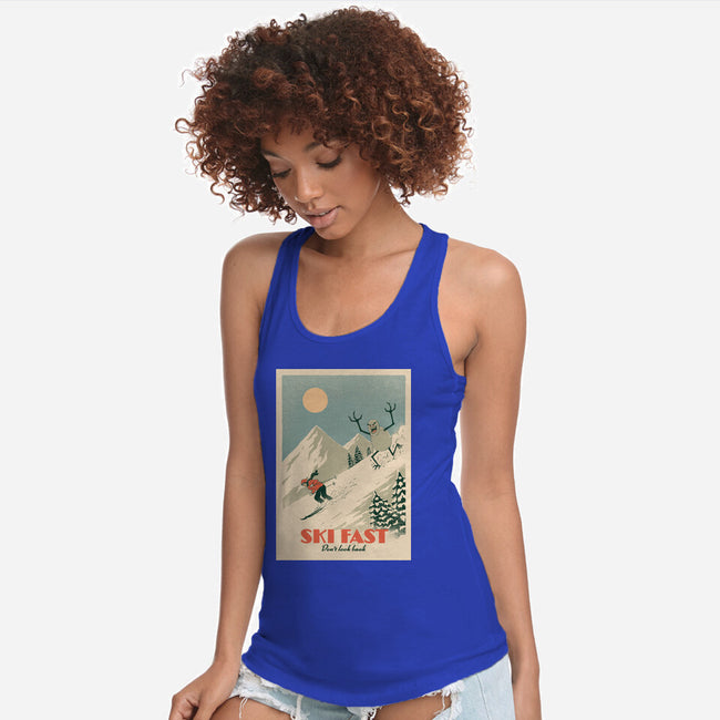 Ski Fast-Womens-Racerback-Tank-dfonseca